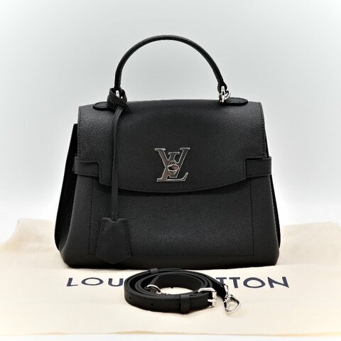 Louis Vuitton 路易威登 Lockme 黑色牛皮 Ever BB 手提包 斜挎包 M53937 ｜專櫃 $165,600