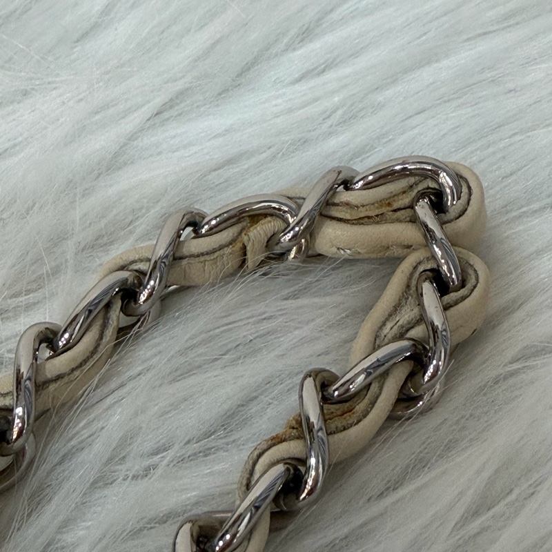 CHANEL 帆布 水彩 多彩 三葉草 Canvas Lucky Clover 銀釦 肩背包 斜背包-61