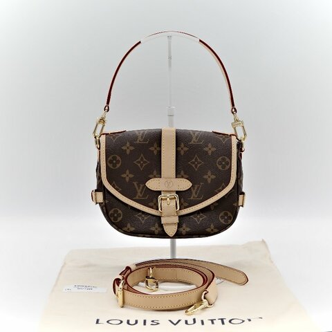 （近新品♥️未使用）Louis Vuitton 路易威登 Saumur 雙子星 BB 手提包 斜挎包 M46740｜專櫃84,600