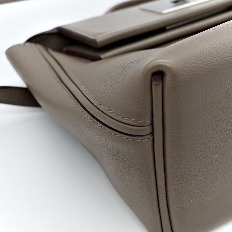 （超級新♥️狀況好）Hermès 愛馬仕 24/24 mini 大象灰 TC 牛皮 手提包 斜挎包 B刻-9