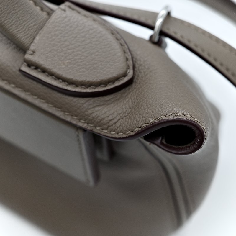 （超級新♥️狀況好）Hermès 愛馬仕 24/24 mini 大象灰 TC 牛皮 手提包 斜挎包 B刻-13