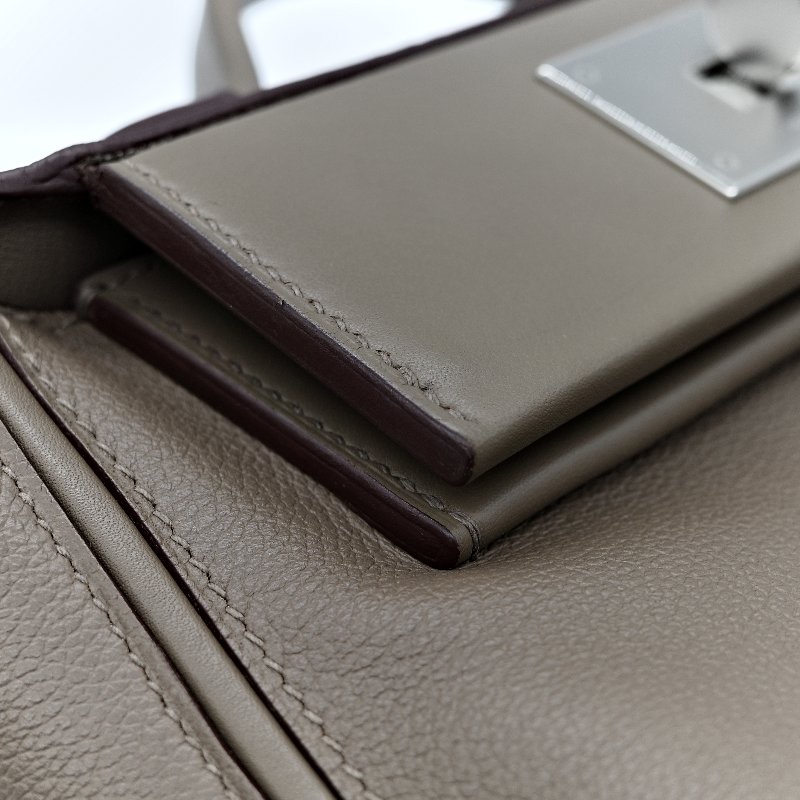 （超級新♥️狀況好）Hermès 愛馬仕 24/24 mini 大象灰 TC 牛皮 手提包 斜挎包 B刻-14