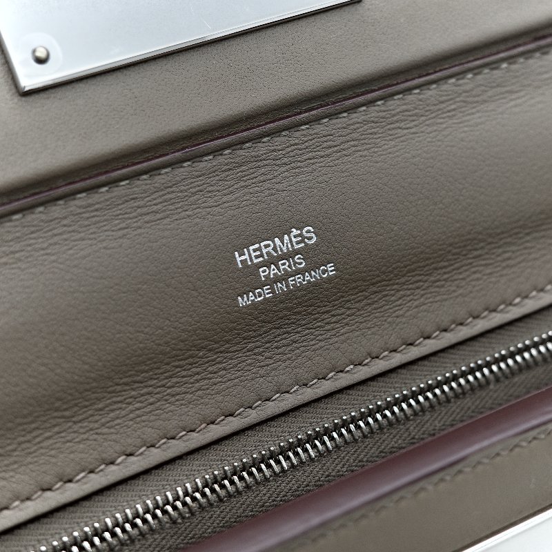 （超級新♥️狀況好）Hermès 愛馬仕 24/24 mini 大象灰 TC 牛皮 手提包 斜挎包 B刻-25