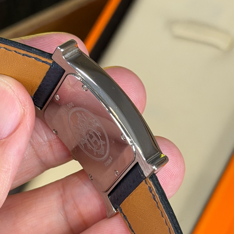 上架中🔑Hermès 經典深藍Heure H腕錶-4