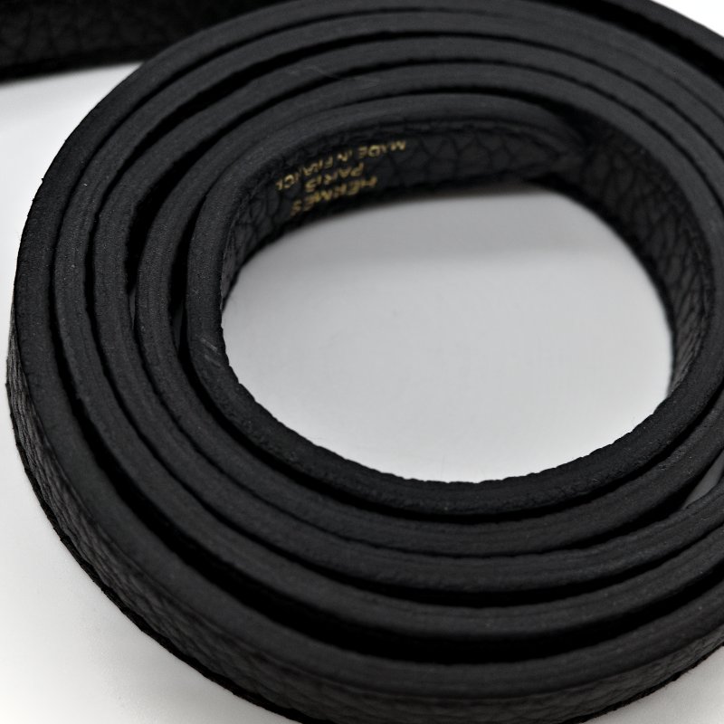 (近新品♥️超級新)Hermès 愛馬仕 Halazan 25 黑色牛皮 TC 手提包 斜挎包 W刻-32