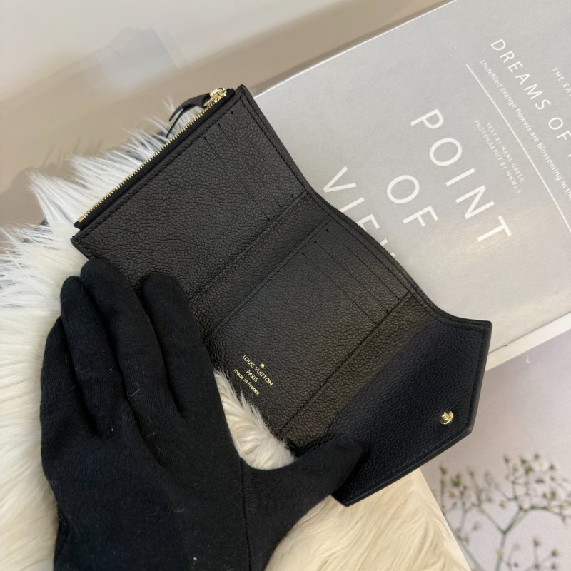 全新 LV Victorine 黑壓紋短夾-3