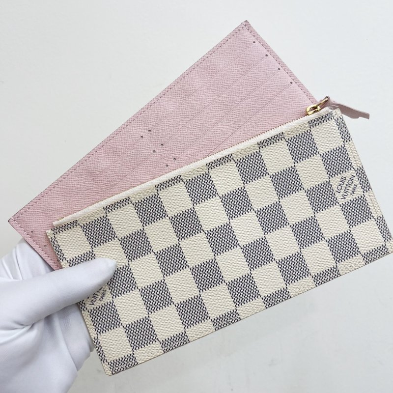 路易威登/Louis Vuitton 白棋盤格三合一鏈條包 經典百搭-9