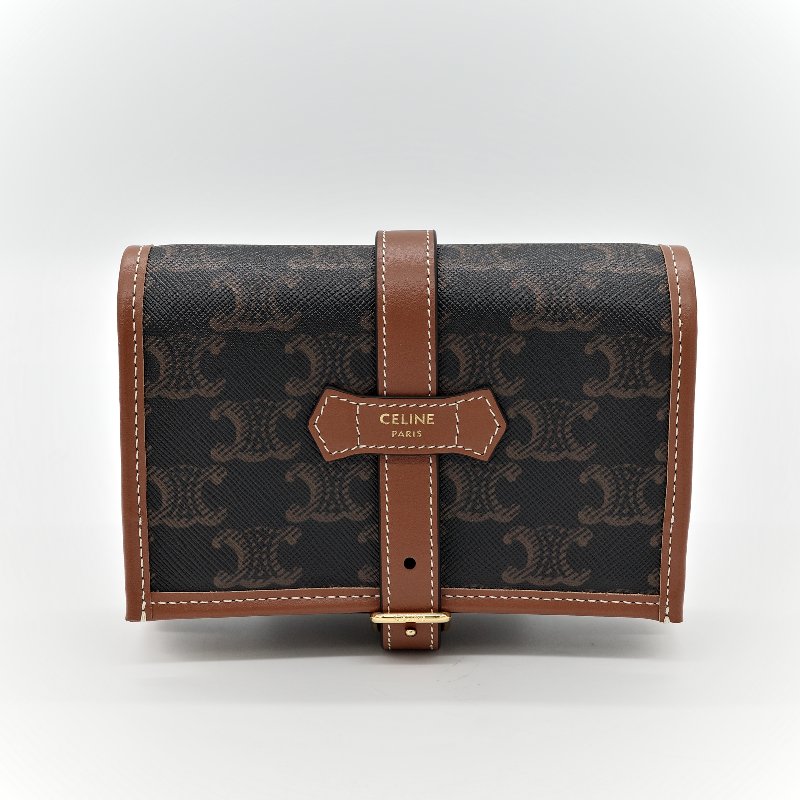 Celine 思琳 標誌印花 牛皮革 珠寶 收納袋 收納包-1