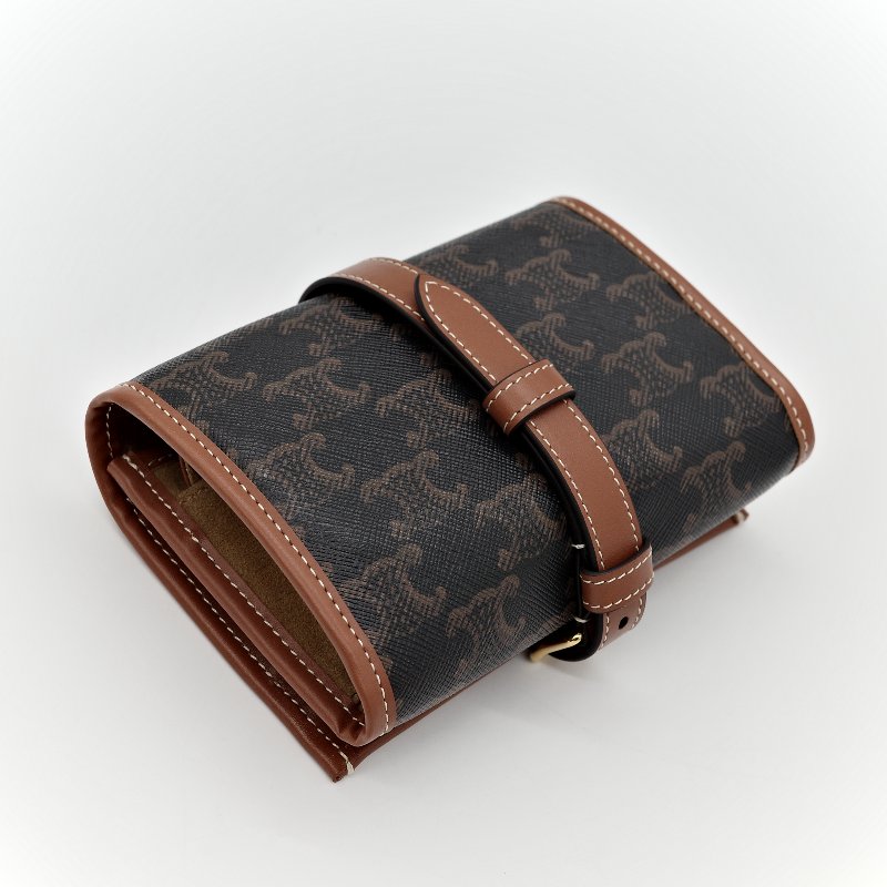 Celine 思琳 標誌印花 牛皮革 珠寶 收納袋 收納包-5