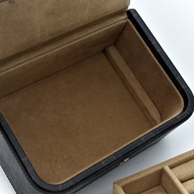 Celine 思琳 標誌印花 牛皮革 大型 珠寶盒 4M0382DIU 凱旋花紋 珠寶盒-10