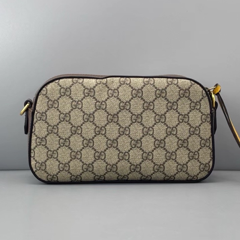 🐅GUCCI古馳NeoVintage系列虎頭相機包 🦊烏木色-11