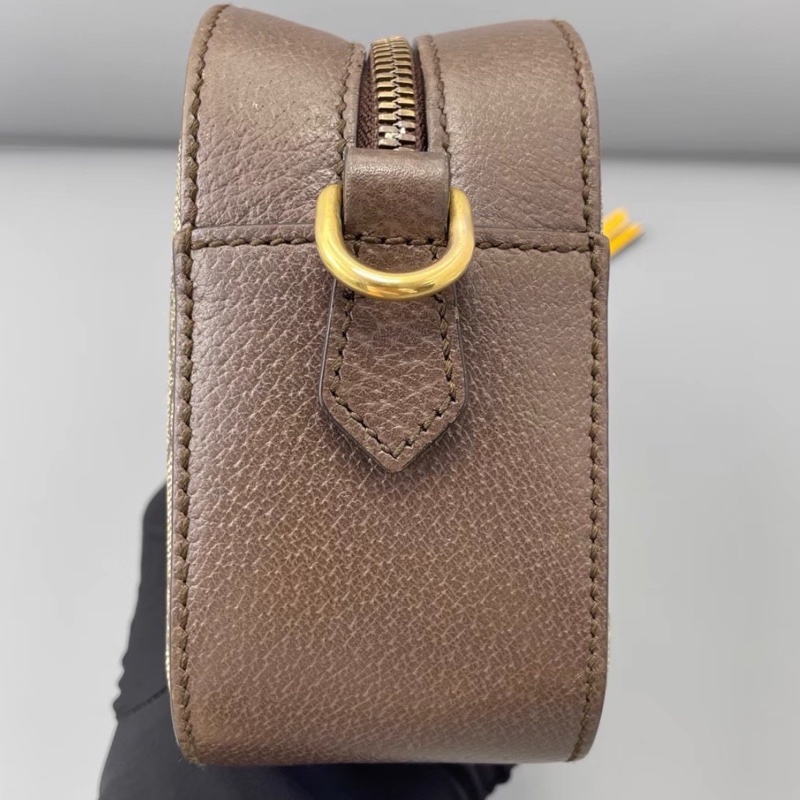 🐅GUCCI古馳NeoVintage系列虎頭相機包 🦊烏木色-13