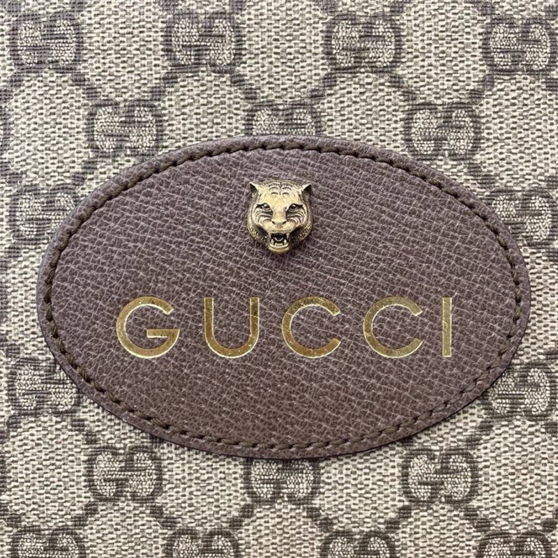 🐅GUCCI古馳NeoVintage系列虎頭相機包 🦊烏木色-15