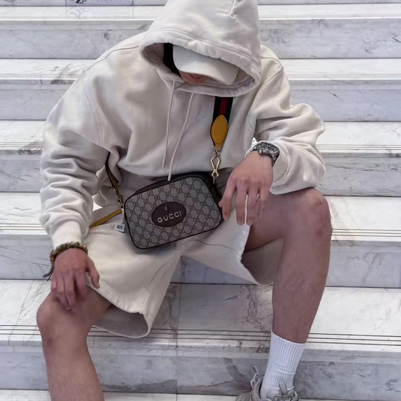 🐅GUCCI古馳NeoVintage系列虎頭相機包 🦊烏木色-39