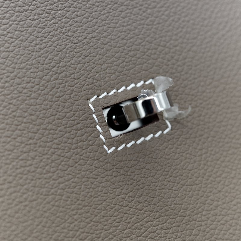 Hermès 愛馬仕 大象灰 Evercolor 牛皮革 Mini Jypsiere 肩背包 W刻 防塵袋 紙盒 購證-16