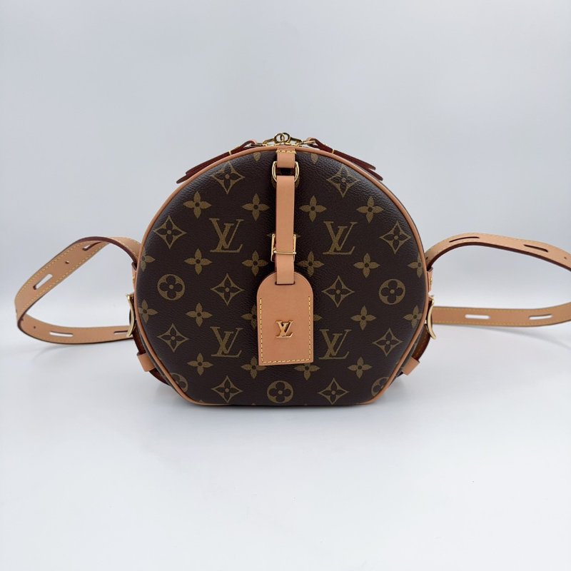 LV原花肩背圓餅包M52294-2