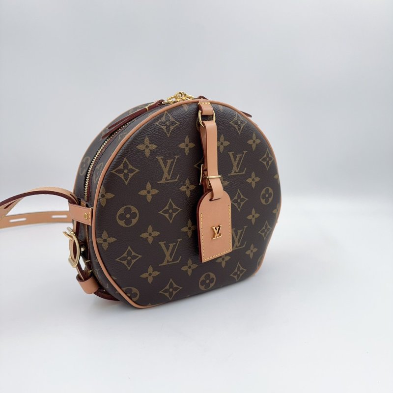 LV原花肩背圓餅包M52294-3