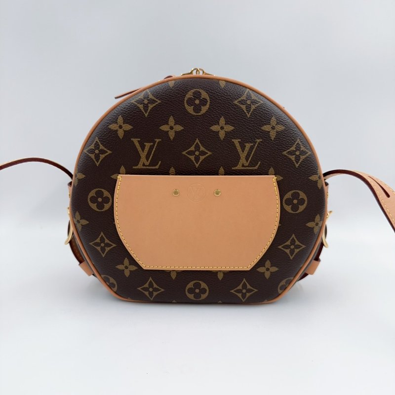 LV原花肩背圓餅包M52294-4