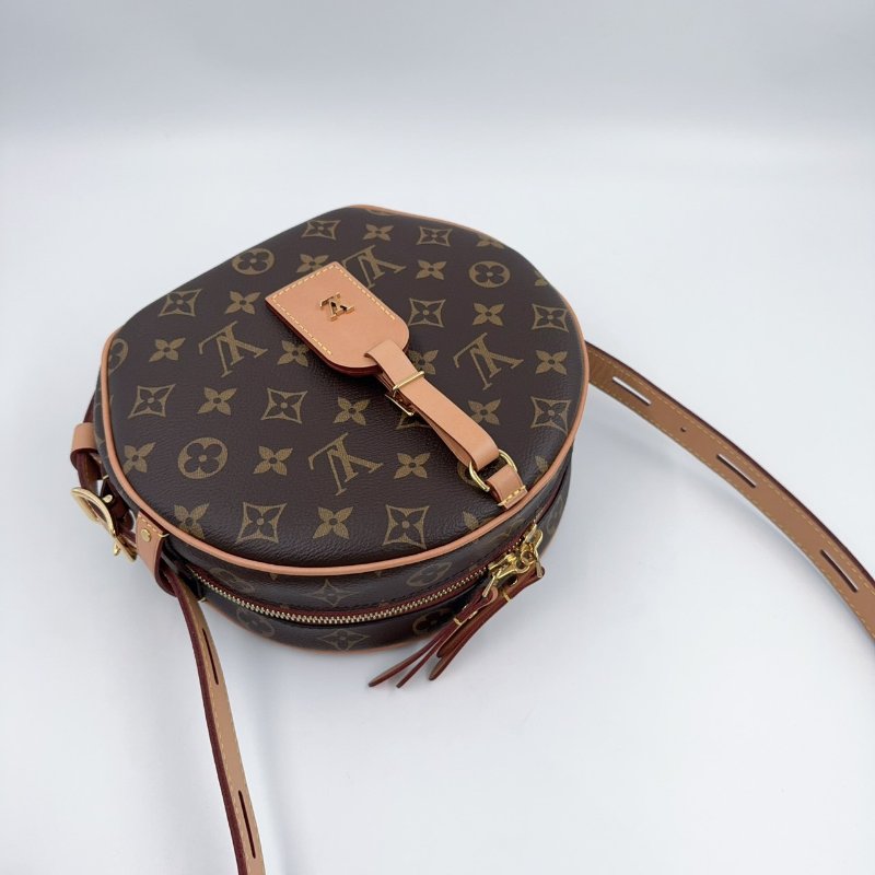 LV原花肩背圓餅包M52294-7