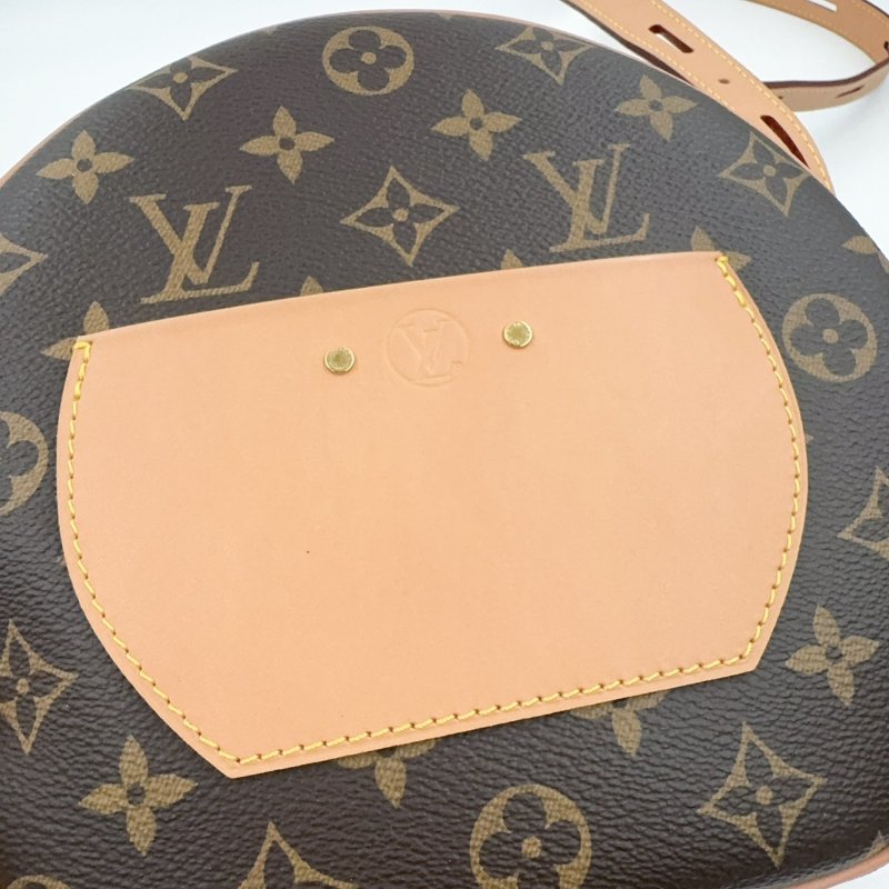 LV原花肩背圓餅包M52294-9