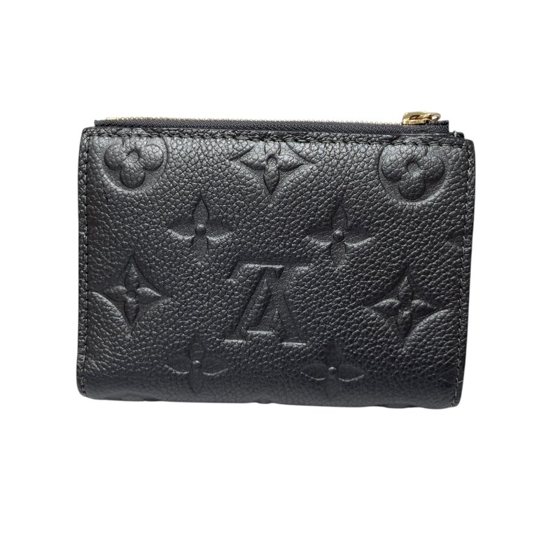 LOUIS VUITTON 路易威登 M12536 PORTEFEUILLE LISA 短夾 皮革 灰色 銀釦-1