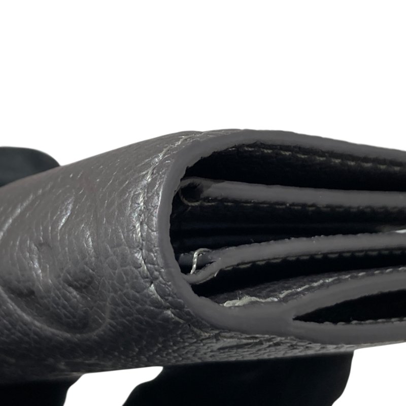 LOUIS VUITTON 路易威登 M12536 PORTEFEUILLE LISA 短夾 皮革 灰色 銀釦-6