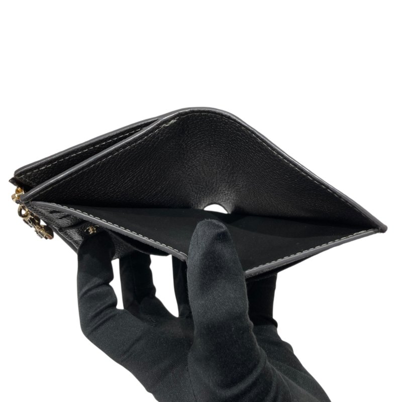 LOUIS VUITTON 路易威登 M12536 PORTEFEUILLE LISA 短夾 皮革 灰色 銀釦-10