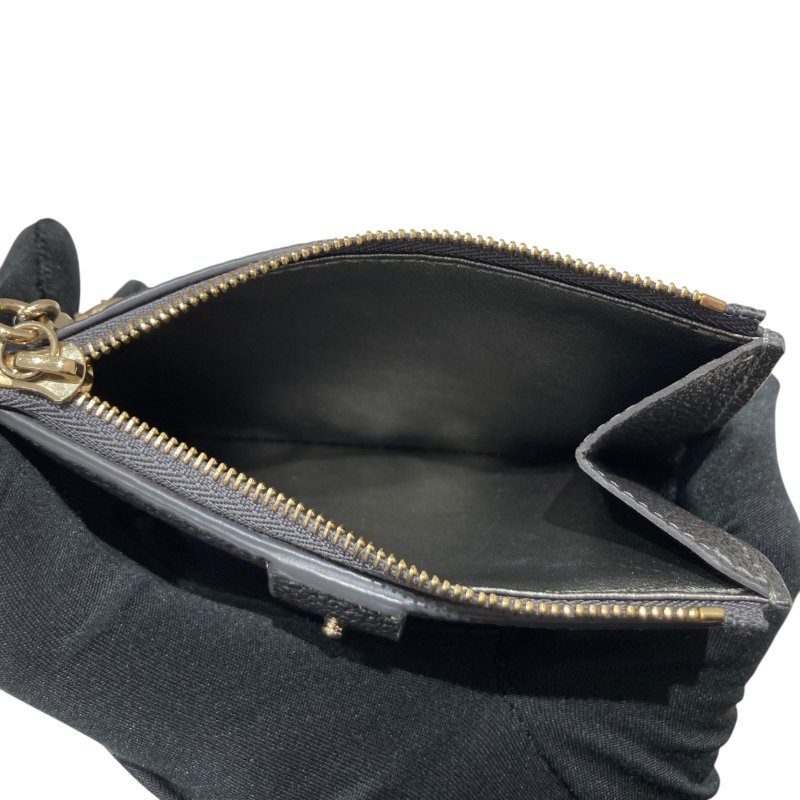 LOUIS VUITTON 路易威登 M12536 PORTEFEUILLE LISA 短夾 皮革 灰色 銀釦-11