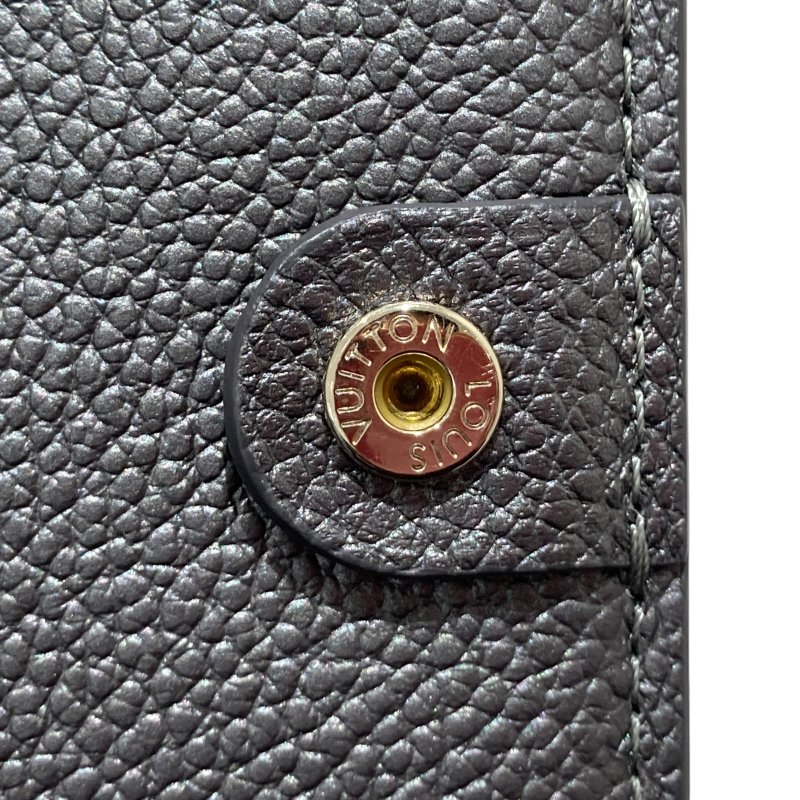 LOUIS VUITTON 路易威登 M12536 PORTEFEUILLE LISA 短夾 皮革 灰色 銀釦-14