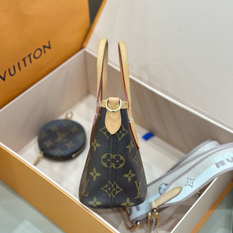 LV neverfull bb手提斜挎包 芯片款-3
