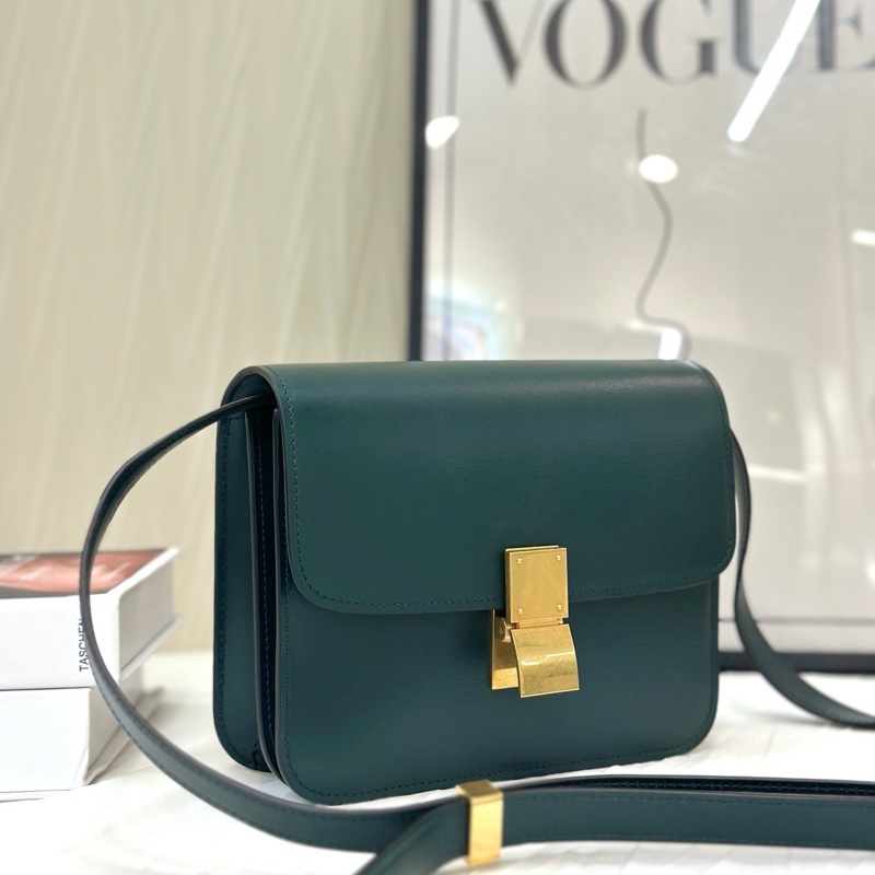 Celine經典小號豆腐包Box單肩斜挎包-1