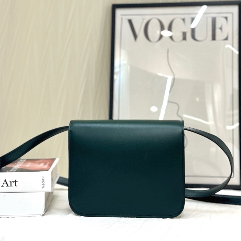 Celine經典小號豆腐包Box單肩斜挎包-3