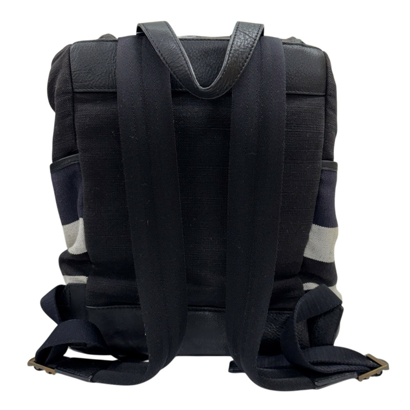 黑色 帆布 後背包 【BURBERRY 巴寶莉】 3976721-2