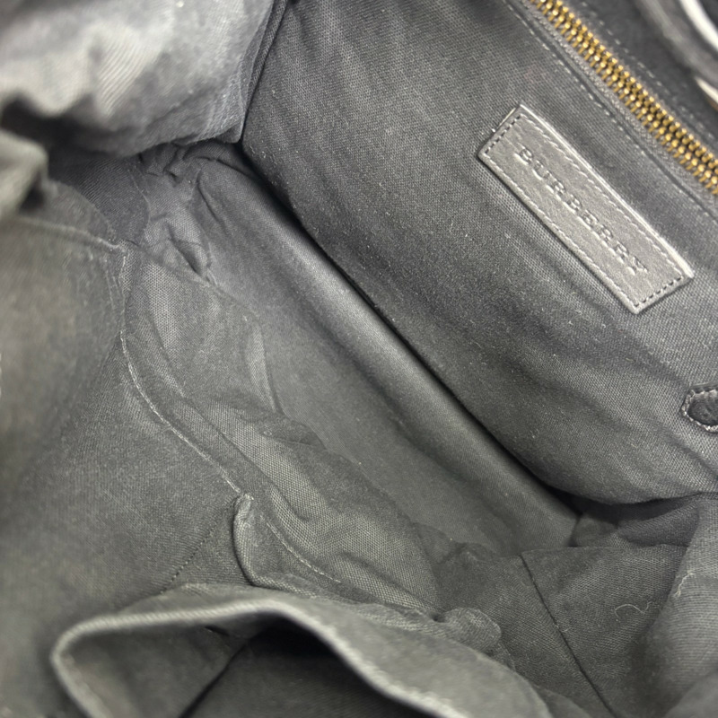 黑色 帆布 後背包 【BURBERRY 巴寶莉】 3976721-5