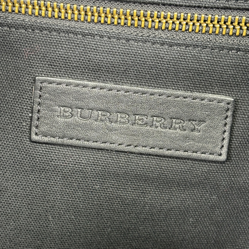 黑色 帆布 後背包 【BURBERRY 巴寶莉】 3976721-6
