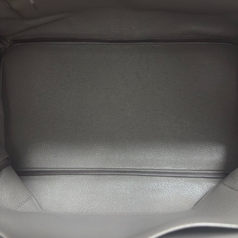愛馬仕Hermes Birkin35 錫器灰金扣 Epsom皮 手提包-10