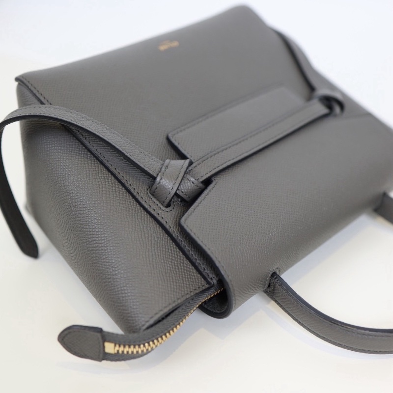 二手Celine Belt Nano 質感灰-16