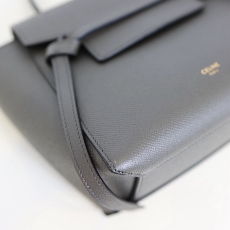 二手Celine Belt Nano 質感灰-17