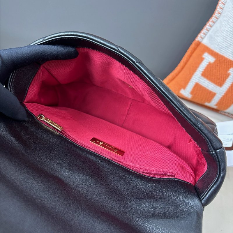 香奈兒/Chanel 黑金19bag小號鏈條包-8