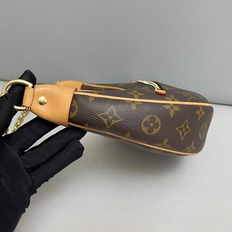 🌷新年芯片款!Louis Vuitton Loop 月亮包/豌豆包 老花-2