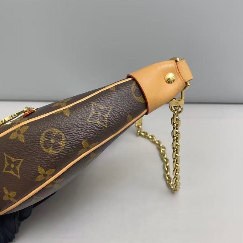 🌷新年芯片款!Louis Vuitton Loop 月亮包/豌豆包 老花-4