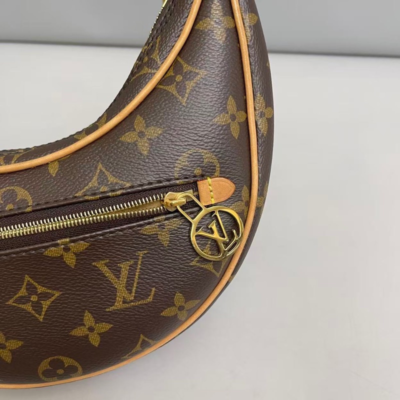 🌷新年芯片款!Louis Vuitton Loop 月亮包/豌豆包 老花-5