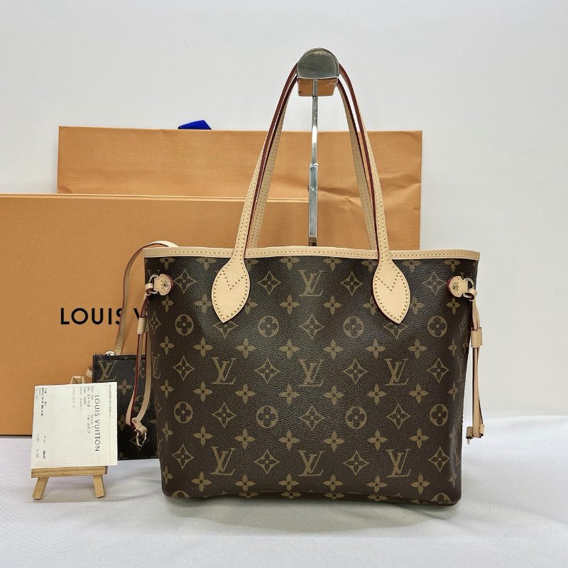 LV Neverfull PM老花托特包-0