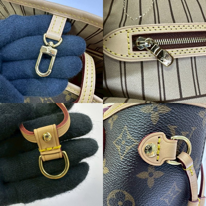LV Neverfull PM老花托特包-4