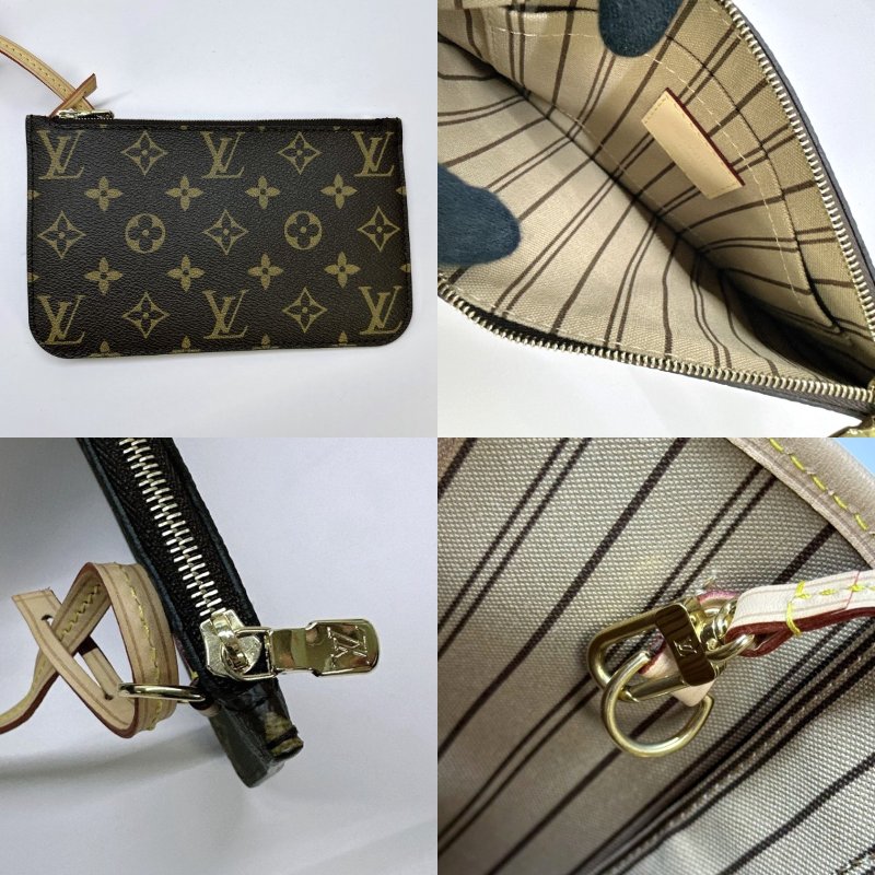 LV Neverfull PM老花托特包-5