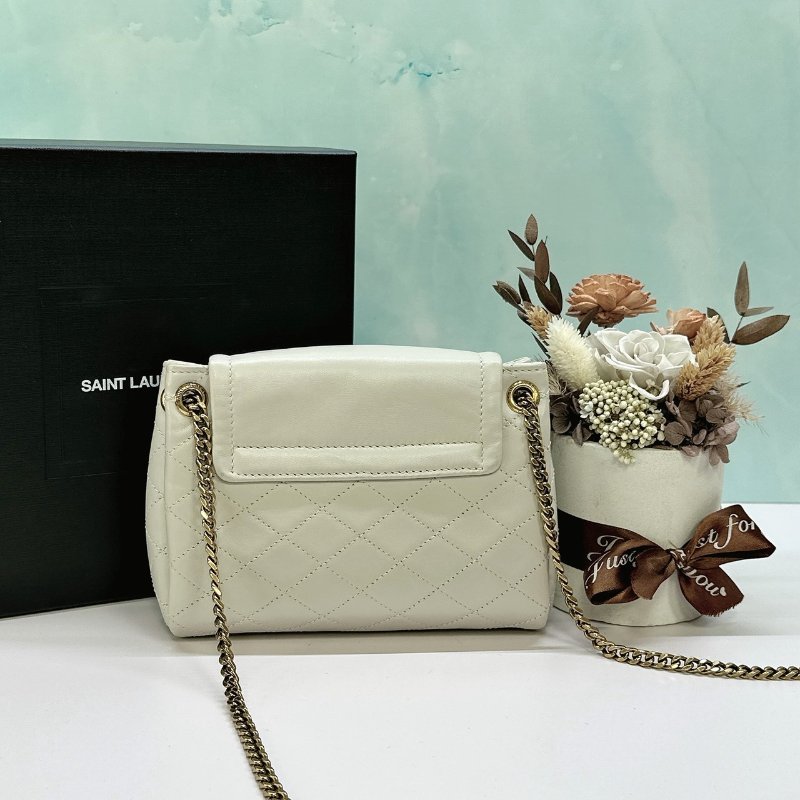 YSL Mini Nolita絎縫小羊皮斜背包-1