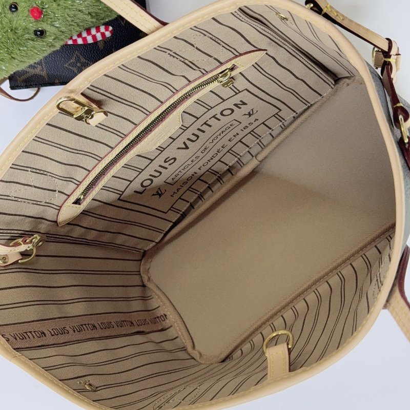 LV Neverfull PM Monogram 帆布托特包-3