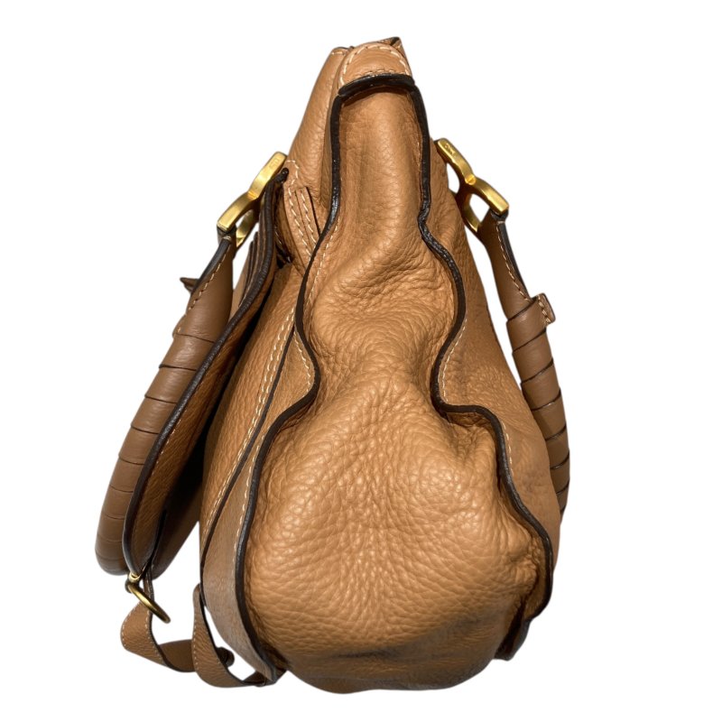 CHLOE 克蘿伊 MARCIE 牛皮 肩背包 淺棕色 金釦-2