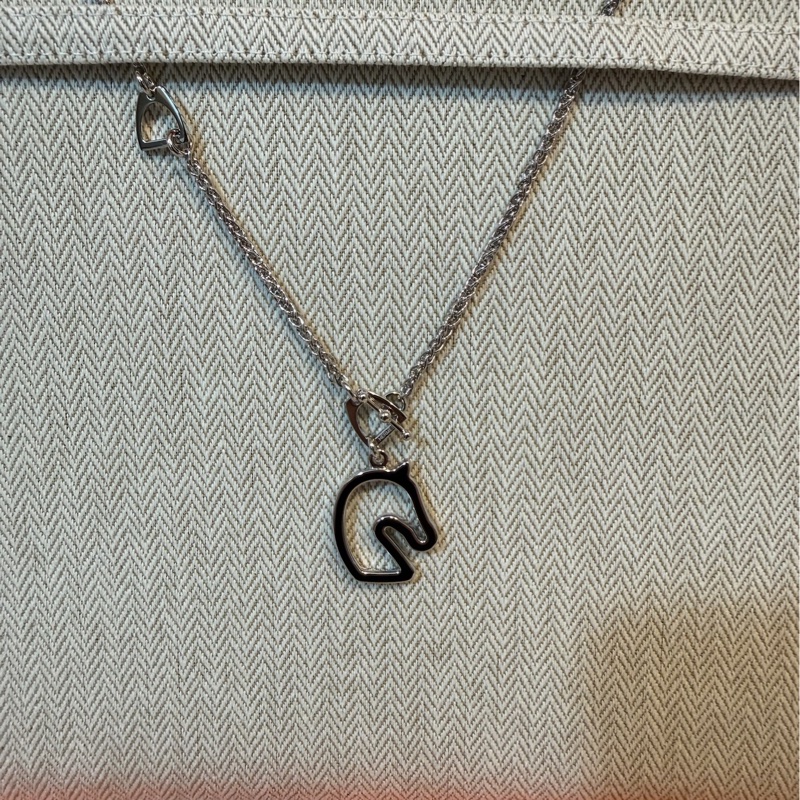 Hermes Tonnerre馬頭項鍊-1