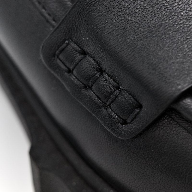 Coach 蔻馳 黑色 牛皮 霧面 Logo 樂福鞋 24.5cm EU38-8